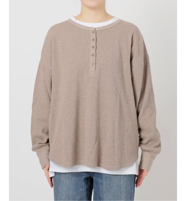 Spick and Span「《新色有り / 追加予約》2枚SETヘンリーネックプルオーバー」|Tシャツ・カットソー|