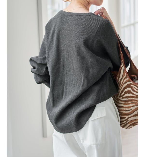 Spick and Span「《新色有り / 追加予約》2枚SETヘンリーネックプルオーバー」|Tシャツ・カットソー|