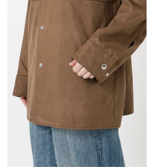 Spick and Span「《追加予約》フェイクスエードオープンカラージャケット」|その他|