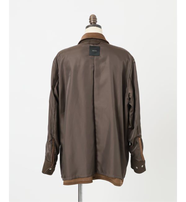 Spick and Span「《追加予約》フェイクスエードオープンカラージャケット」|その他|