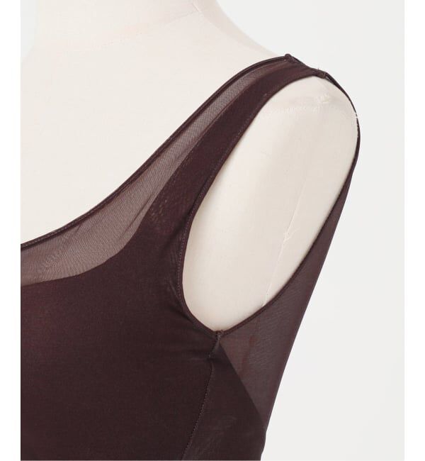 NOBLE「《追加予約》NICENICE MOMENT/ナイスナイスモーメント MESH BRA TANK」|インナー|