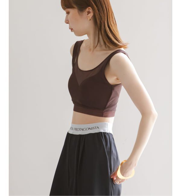 NOBLE「《追加予約》NICENICE MOMENT/ナイスナイスモーメント MESH BRA TANK」|インナー|