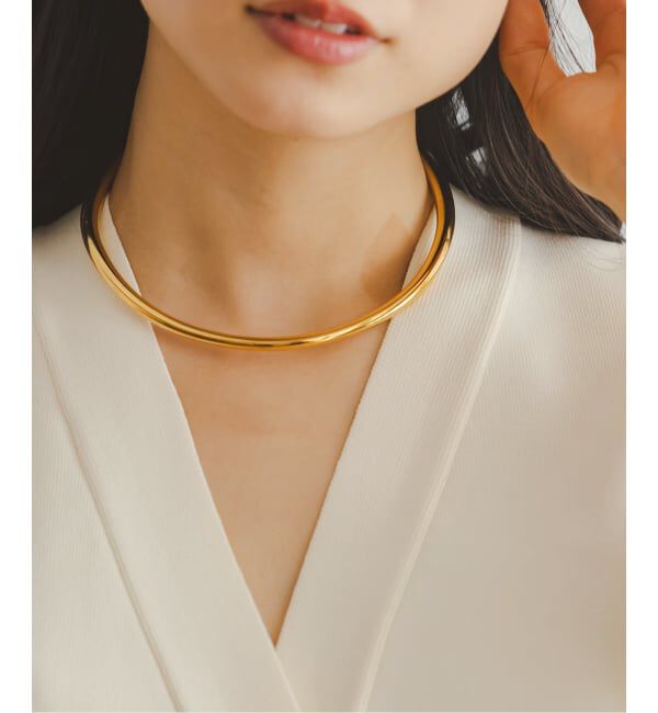 NOBLE「《予約》MERAKI/メラキ Curve Choker」|ネックレス|