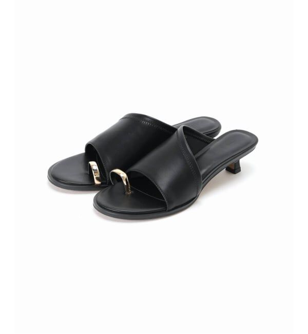 NOBLE「《追加予約・パーツ別注》LE VERNIS/ルベル二 Toe ring sandals」|サンダル|