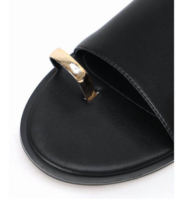 NOBLE「《追加予約・パーツ別注》LE VERNIS/ルベル二 Toe ring sandals」|サンダル|