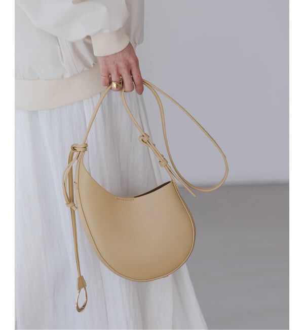 NOBLE「《予約》LE VERNIS/ルベル二 Poire mini shoulder」|ショルダー・メッセンジャー|ベージュ