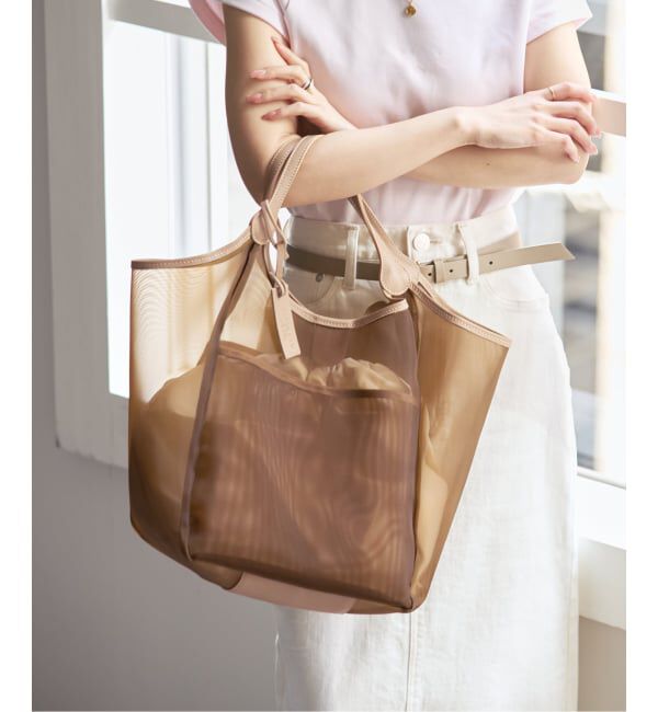 NOBLE「《予約》MARCO MASI/マルコマージ チュールバッグ」|トートバッグ|ベージュ