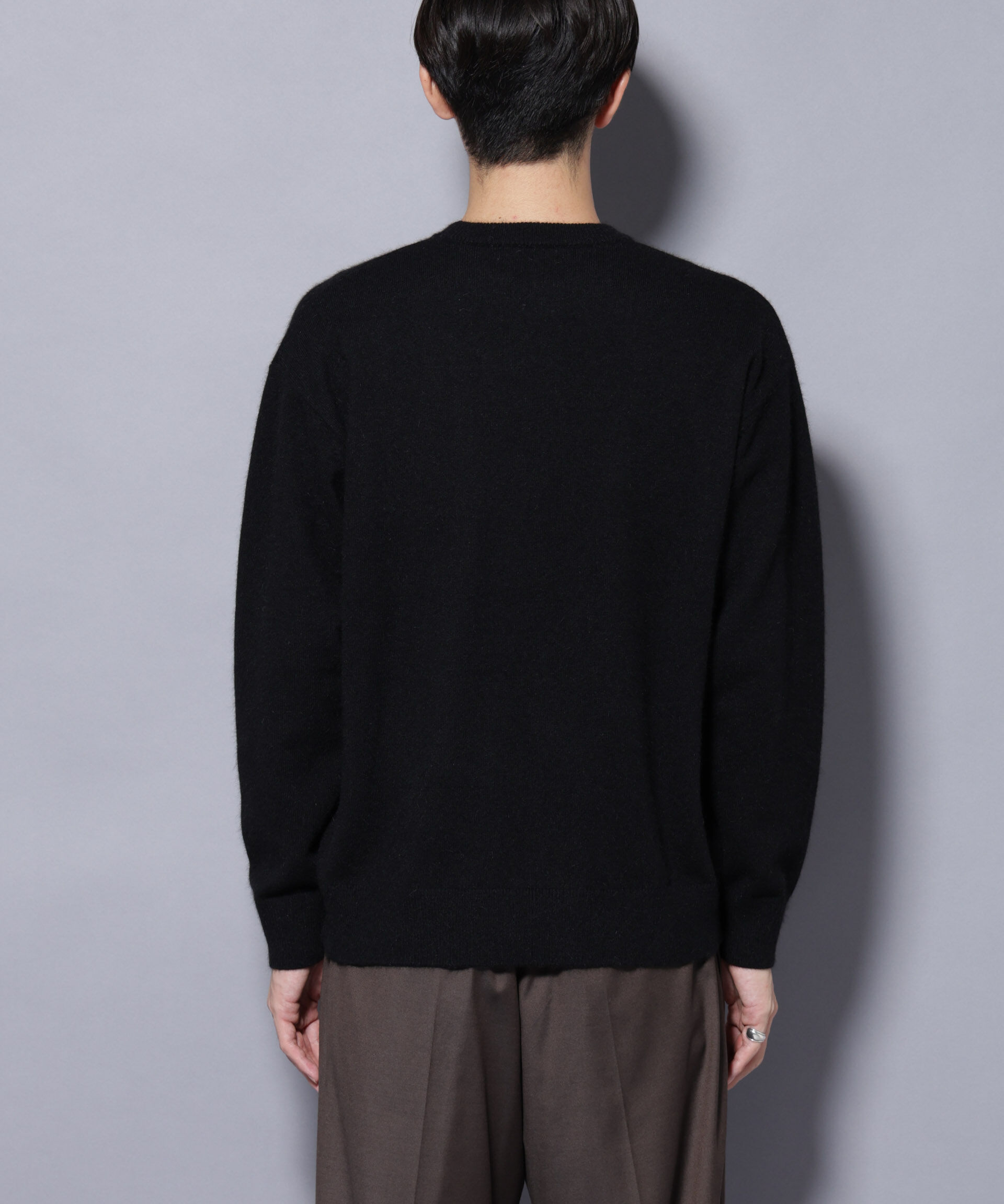 nano･universe「アンゴラ混ライトクルーネックニット」|ニット・セーター|