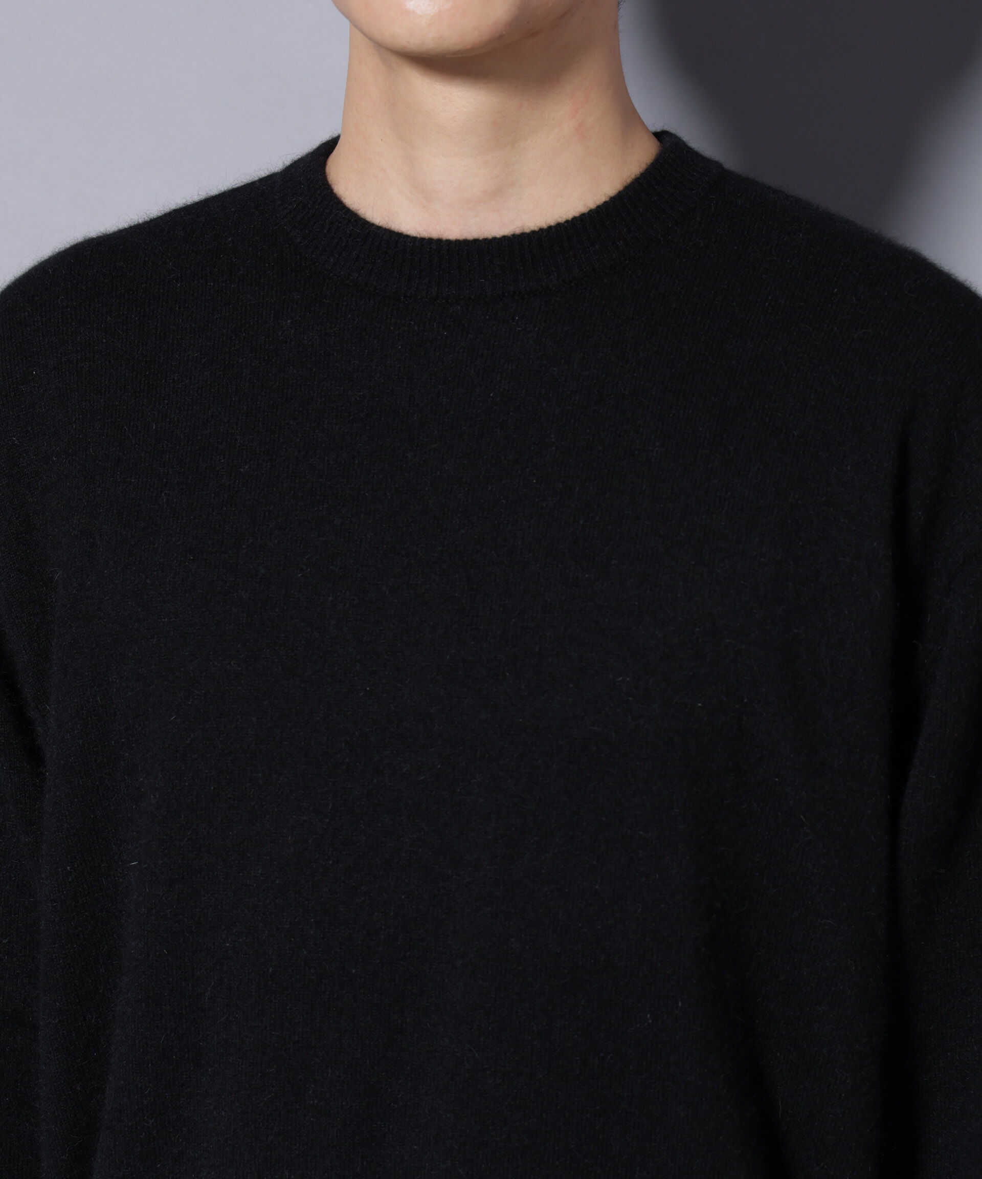 nano･universe「アンゴラ混ライトクルーネックニット」|ニット・セーター|