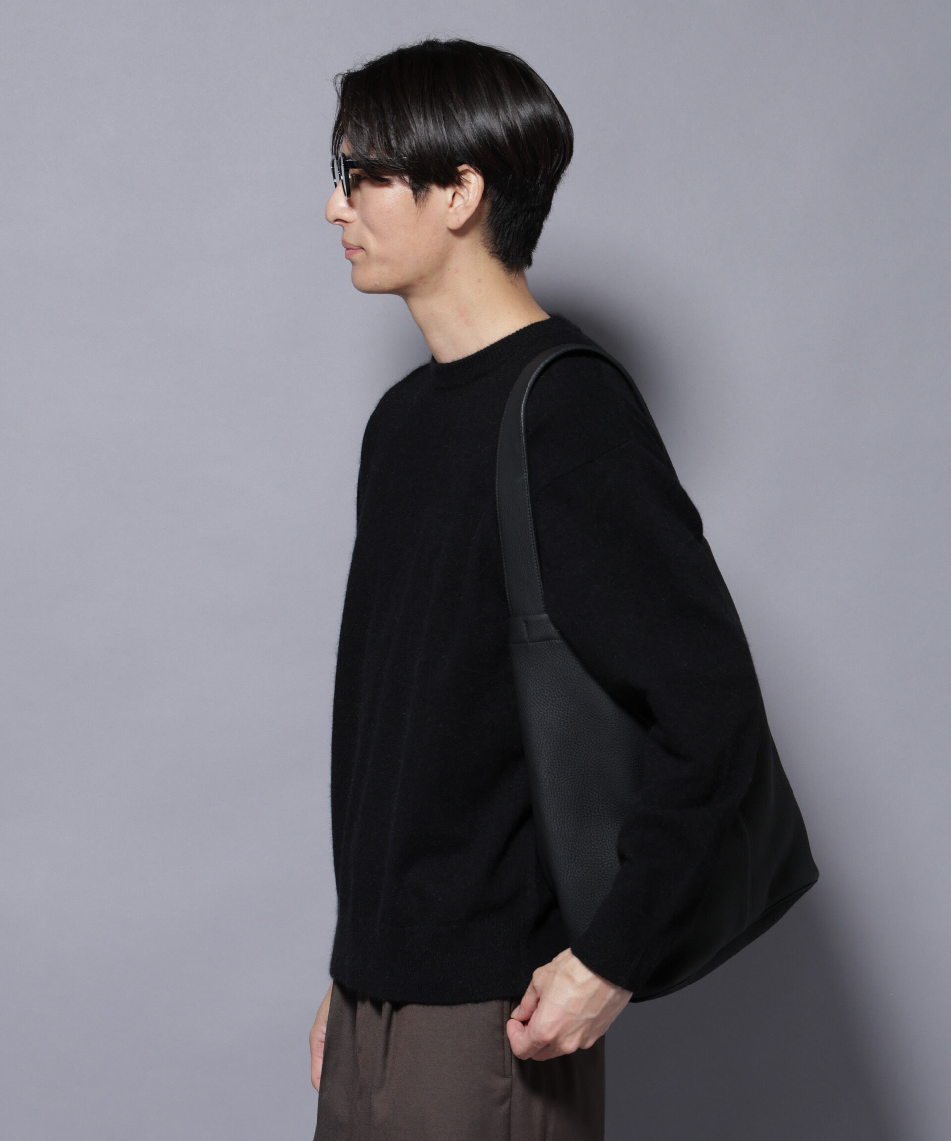 nano･universe「アンゴラ混ライトクルーネックニット」|ニット・セーター|