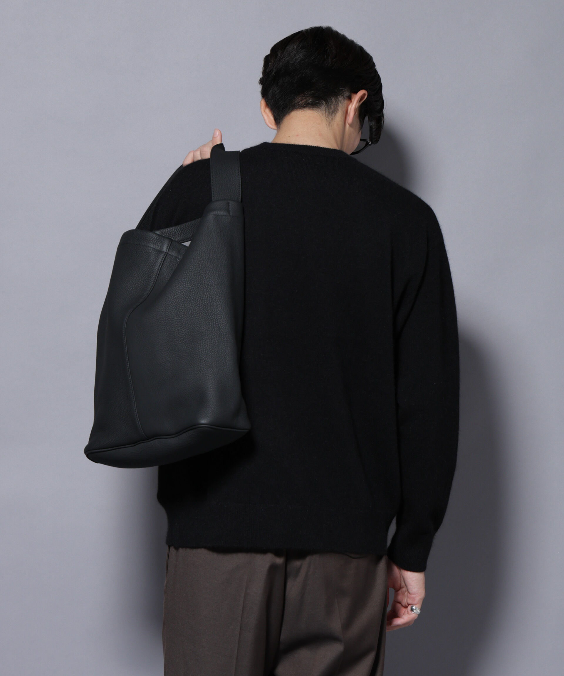 nano･universe「アンゴラ混ライトクルーネックニット」|ニット・セーター|