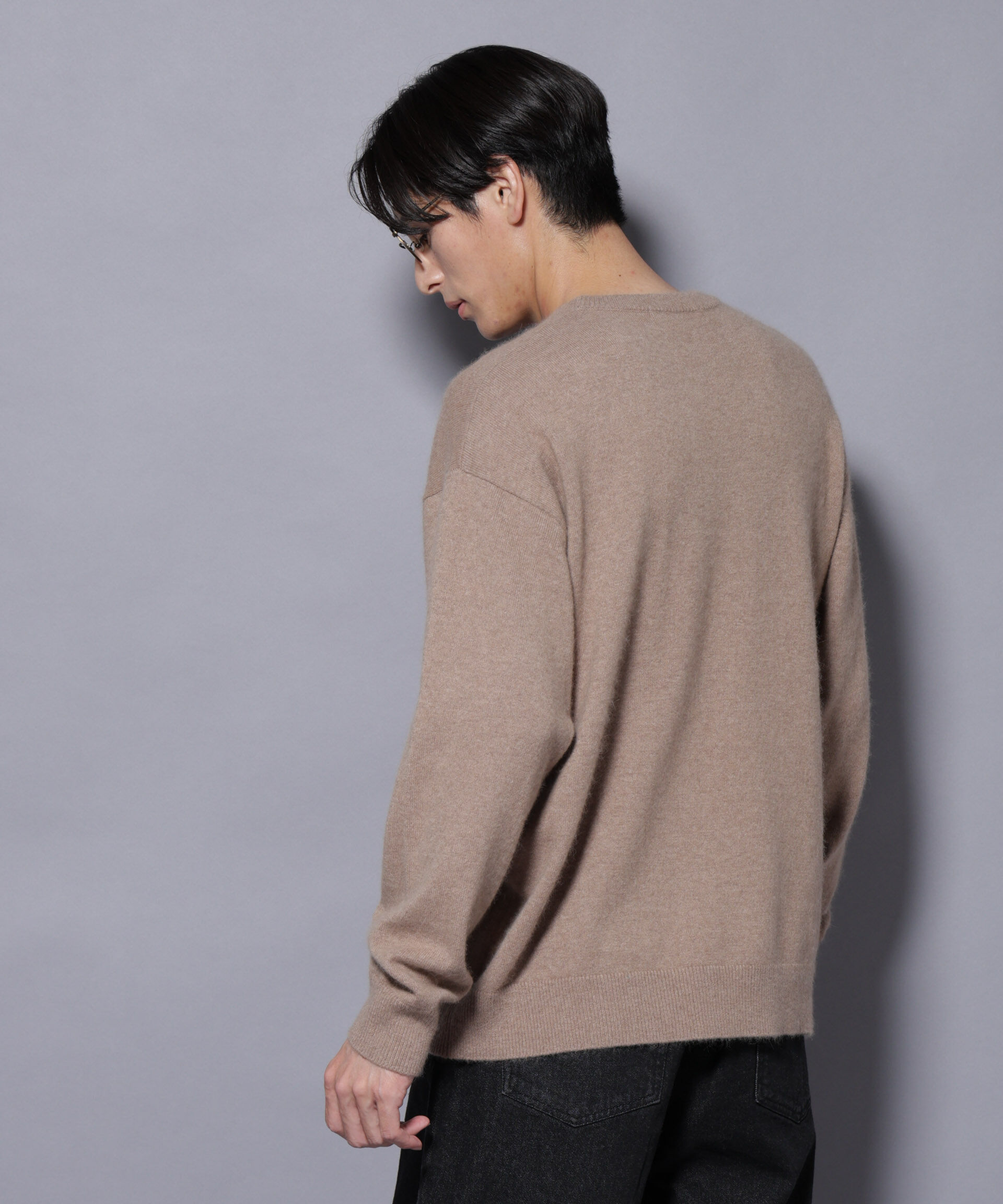 nano･universe「アンゴラ混ライトクルーネックニット」|ニット・セーター|