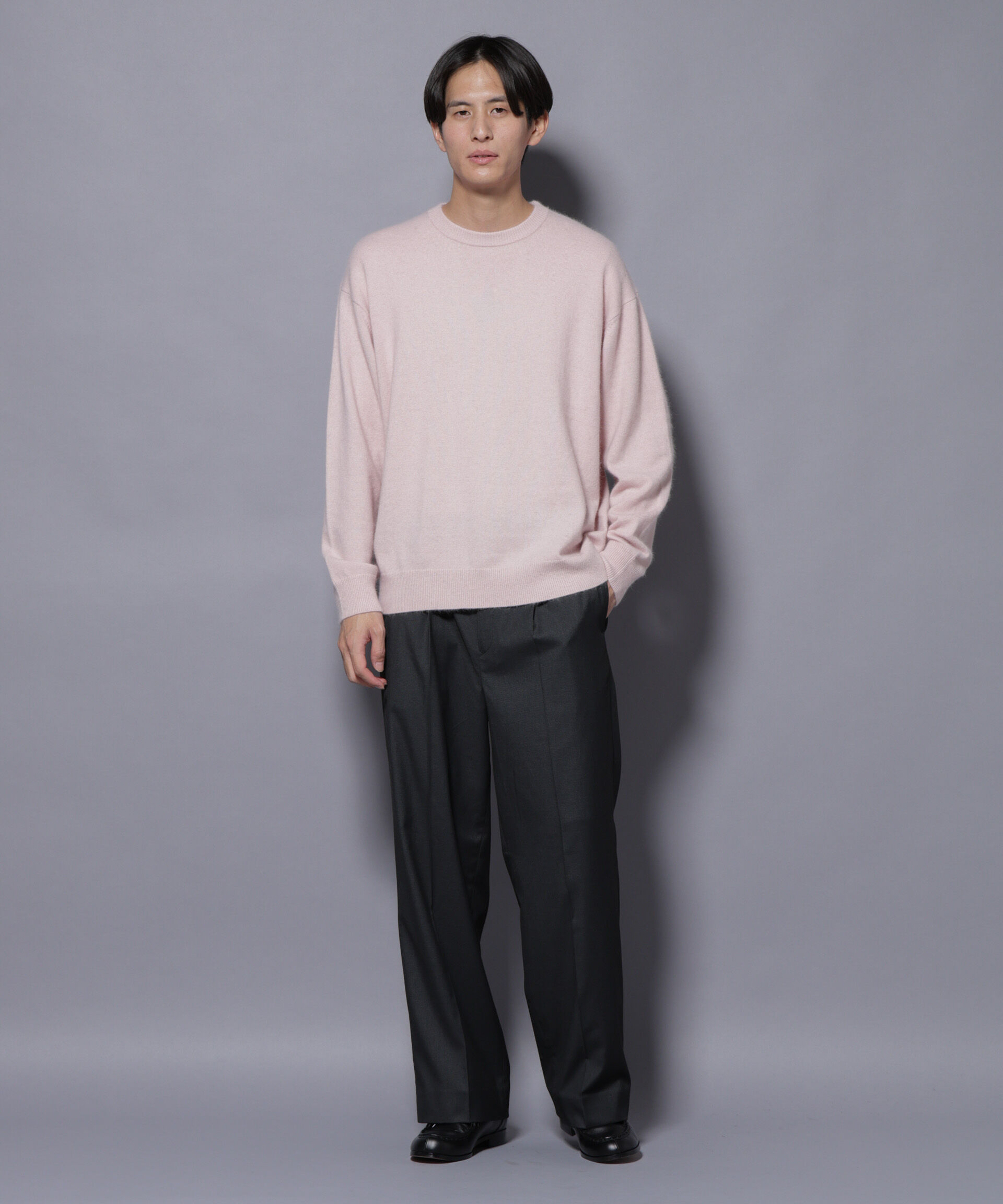 nano･universe「アンゴラ混ライトクルーネックニット」|ニット・セーター|