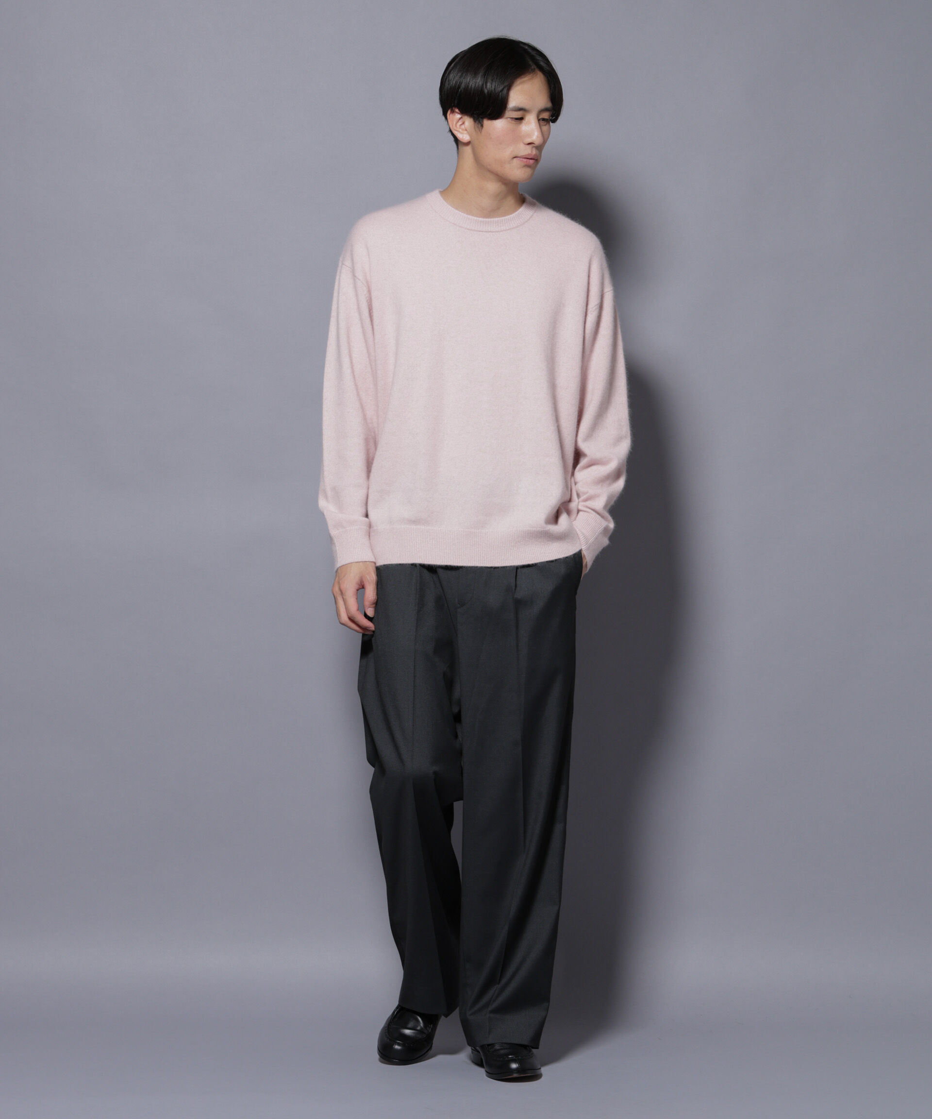 nano･universe「アンゴラ混ライトクルーネックニット」|ニット・セーター|