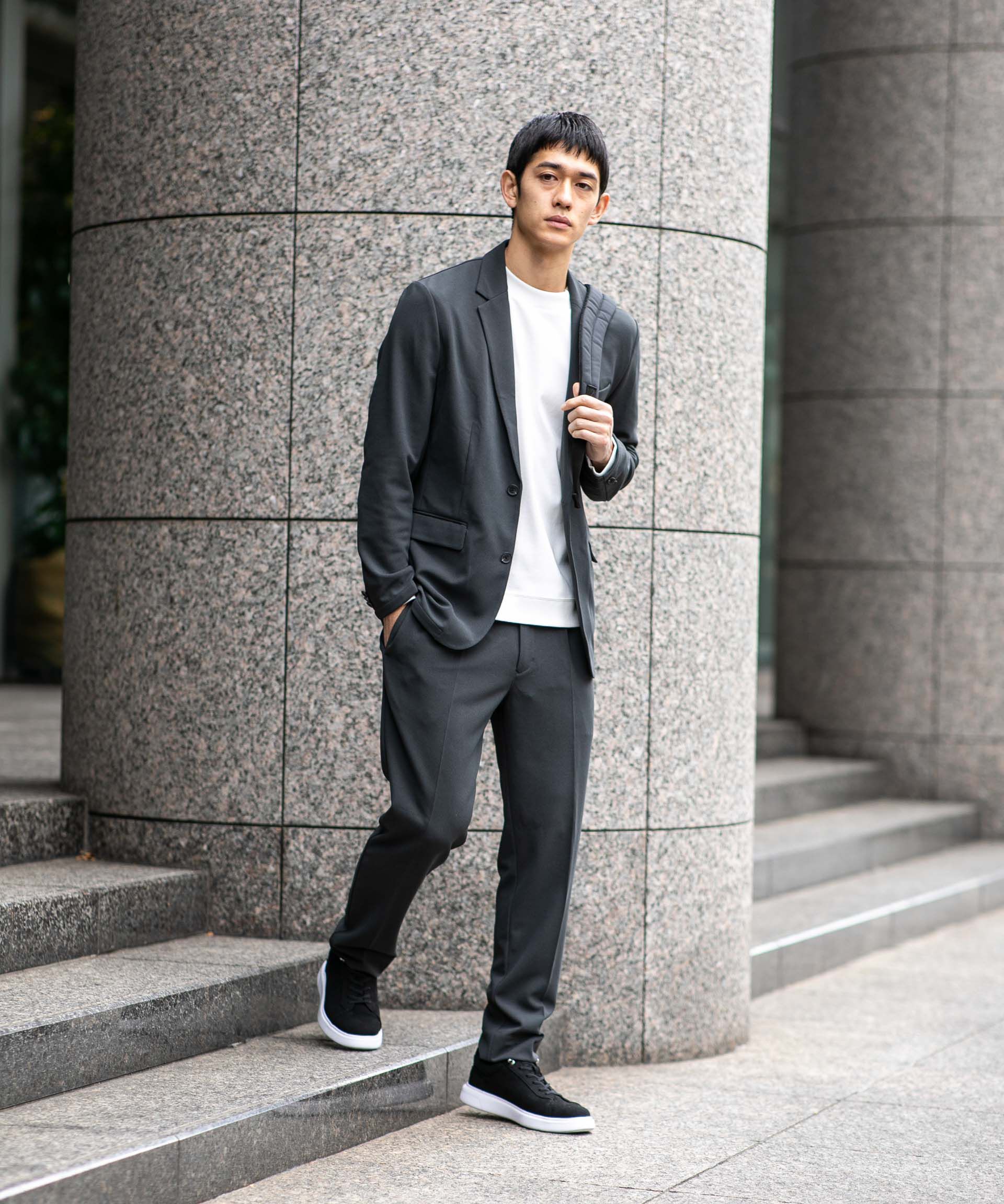 nano･universe「｢Damerino Pack｣for Jet Setter ブークレージャージセットアップ」|スーツ|