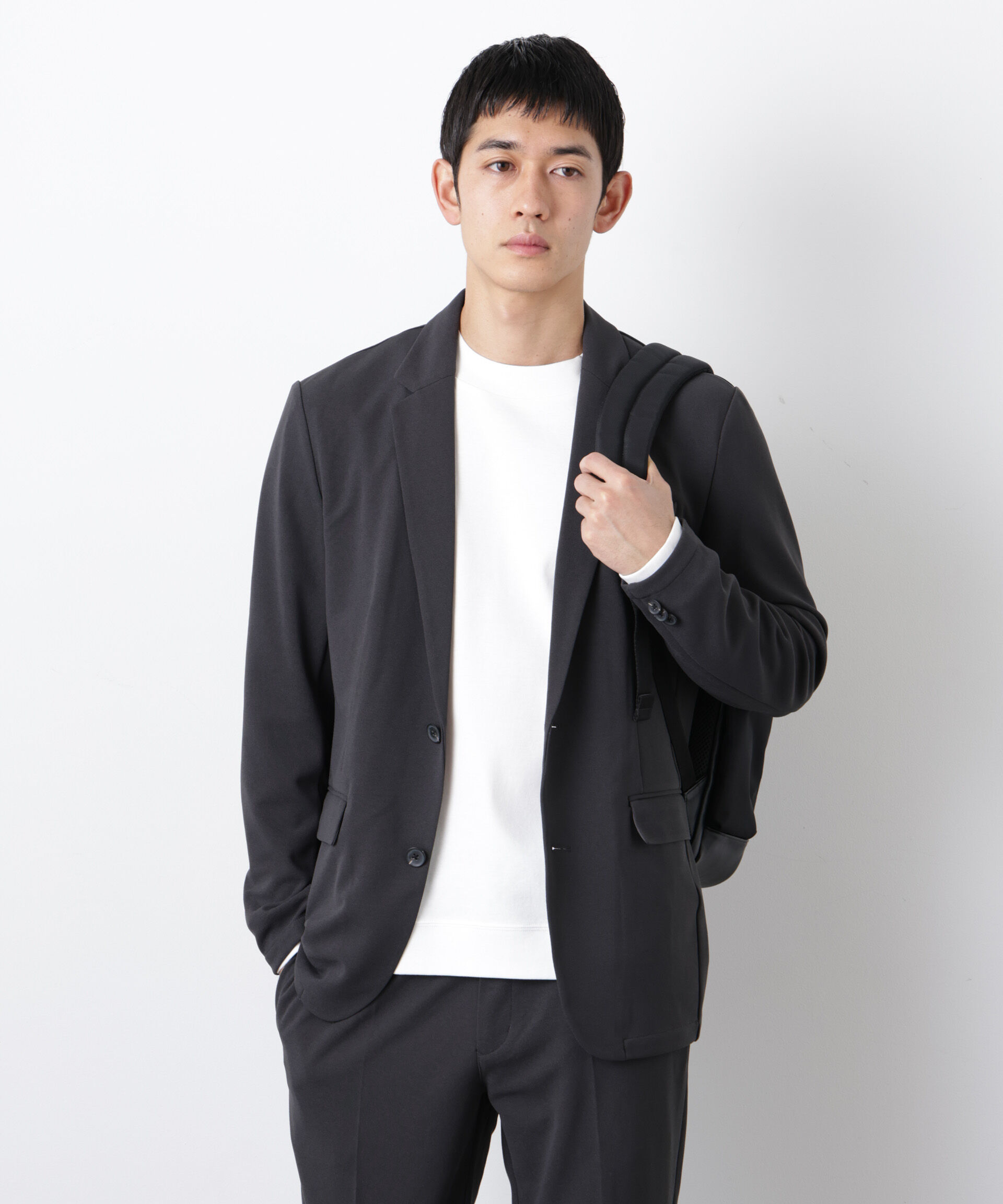 nano･universe「｢Damerino Pack｣for Jet Setter ブークレージャージセットアップ」|スーツ|