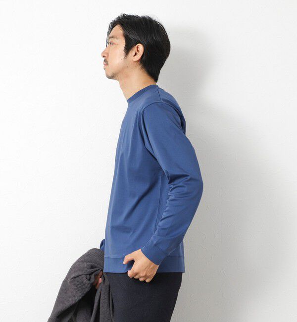 NOLLEY'S goodman「《ビジカジ対応》シルケットスムースドレスL/S Tシャツ 25AW」|Tシャツ・カットソー|