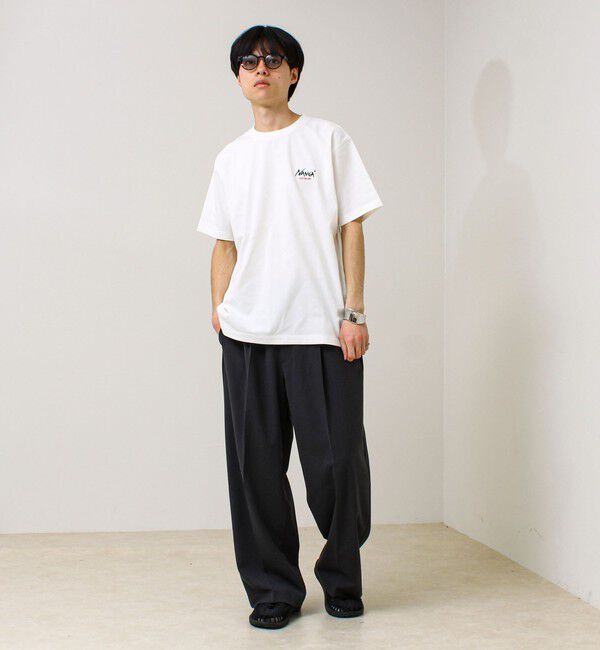 GLOSTER「【NANGA&times;GLOSTER】別注① Rect Backprint Tee」|Tシャツ・カットソー|