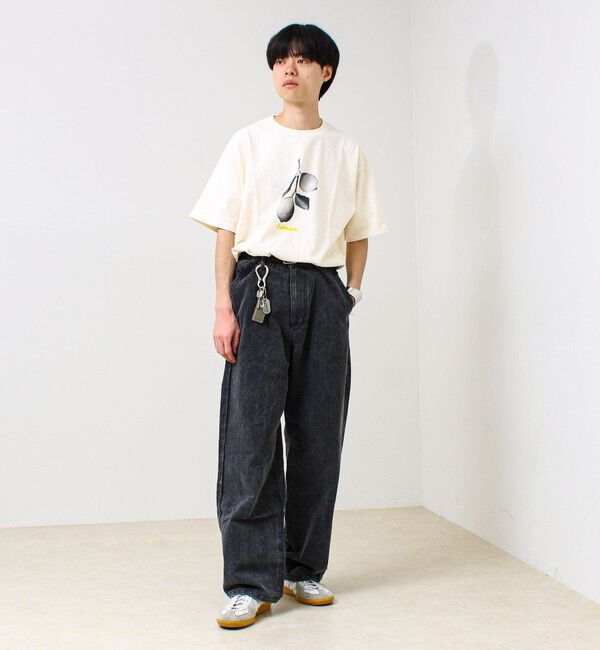 GLOSTER「【モノトーン果実図鑑】フルーツプリントTシャツ」|Tシャツ・カットソー|