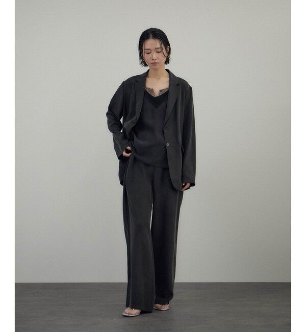 SALON adam et rope'「[26SS]GENTLE SILK ジャケット / セットアップ対応・洗える」|テーラードジャケット|