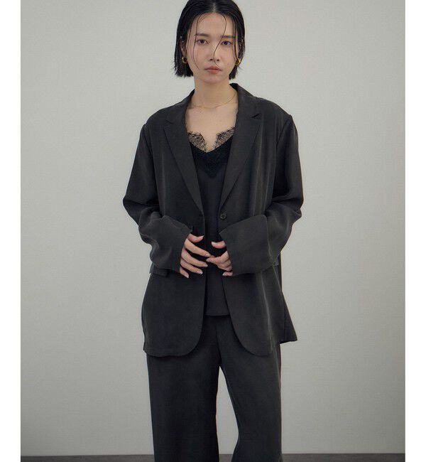 SALON adam et rope'「[26SS]GENTLE SILK ジャケット / セットアップ対応・洗える」|テーラードジャケット|