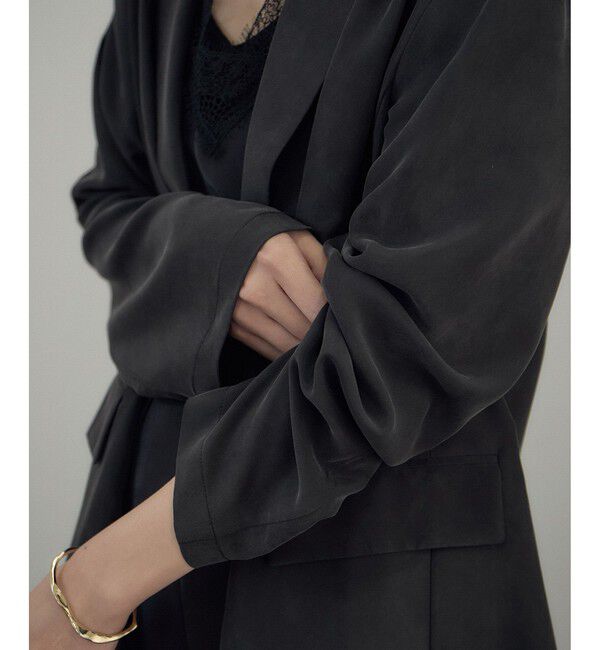 SALON adam et rope'「[26SS]GENTLE SILK ジャケット / セットアップ対応・洗える」|テーラードジャケット|