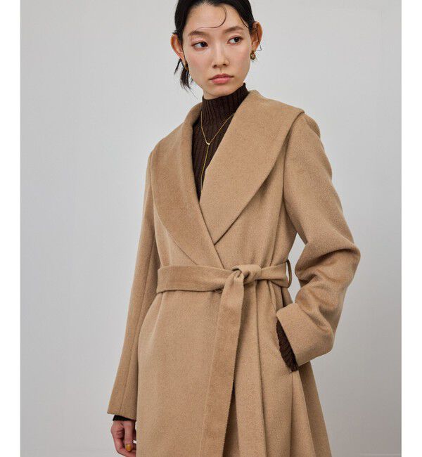 プレミアムカシミヤ ショールカラーコート【25AW】（ROPE）｜ルミネの
