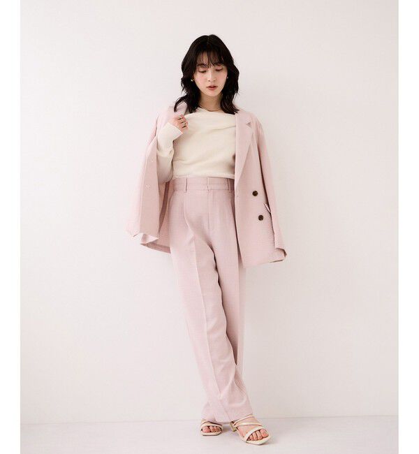 VIS「ドレープオフショルダーリブニット/イージーケア」|ニット・セーター|