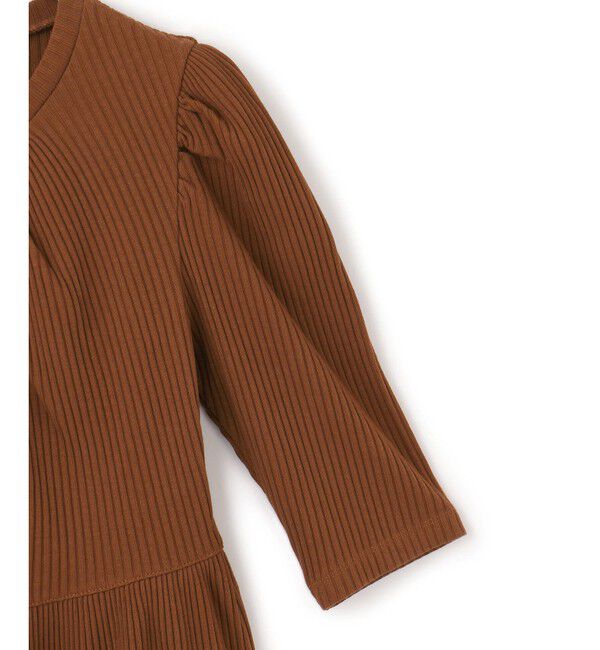 ADAM ET ROPE'「【WEB限定】ハーフスリーブペプラムカットソー」|Tシャツ・カットソー|