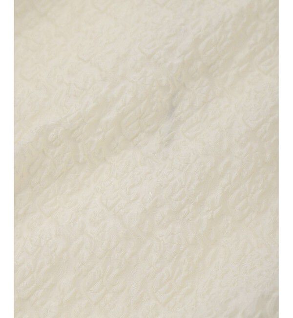 ADAM ET ROPE'「ジャガードコンビギャザートップス」|Tシャツ・カットソー|