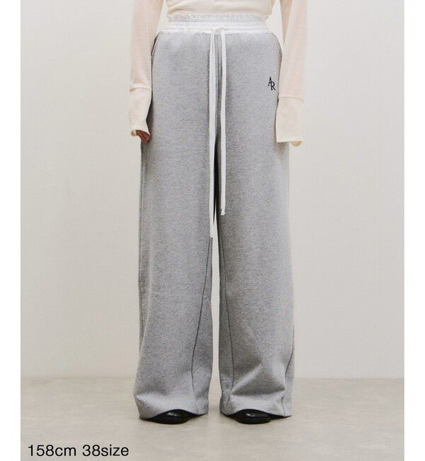 ADAM ET ROPE'「コンビウエストスウェットイージーパンツ」|チノ|