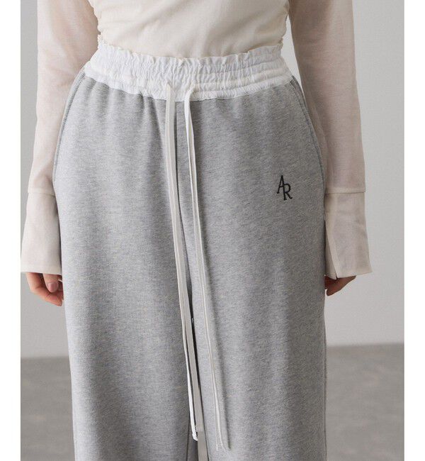 ADAM ET ROPE'「コンビウエストスウェットイージーパンツ」|チノ|