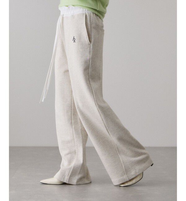 ADAM ET ROPE'「コンビウエストスウェットイージーパンツ」|チノ|