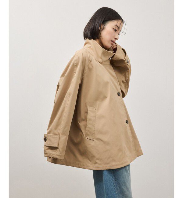 ADAM ET ROPE'「フレアーミドルトレンチコート」|トレンチコート|