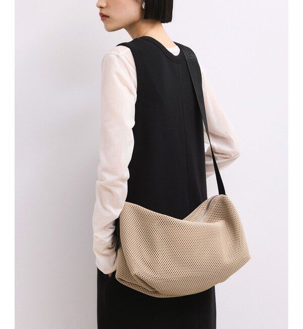 ADAM ET ROPE'「メッシュショルダーバッグ」|ショルダー・メッセンジャー|ベージュ(27)
