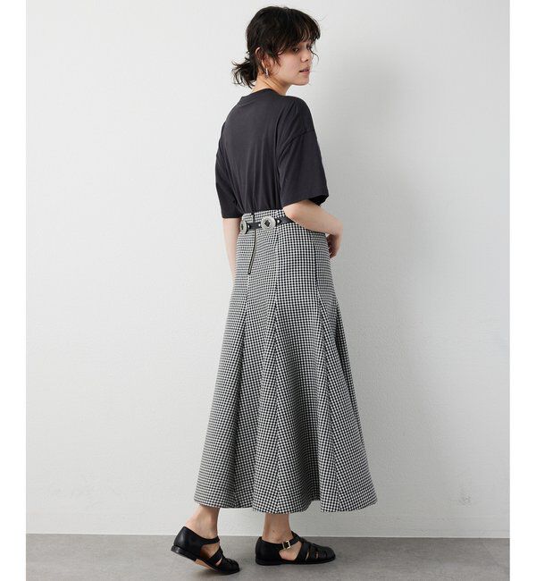  「ボンディングギンガムスカート」|スカート|