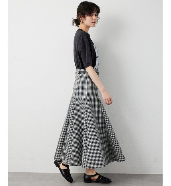 「ボンディングギンガムスカート」|スカート|