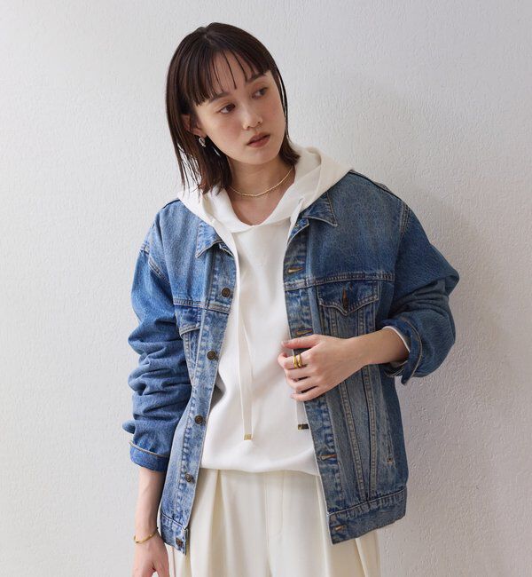  「【リバイバル/新色追加/羽織るだけでサマになる】デニムジャケット」|デニムジャケット|
