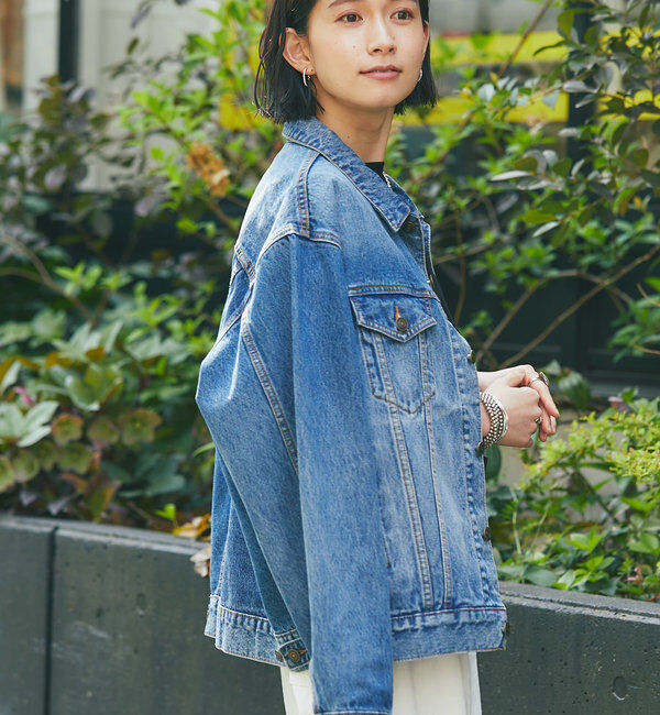  「【リバイバル/新色追加/羽織るだけでサマになる】デニムジャケット」|デニムジャケット|