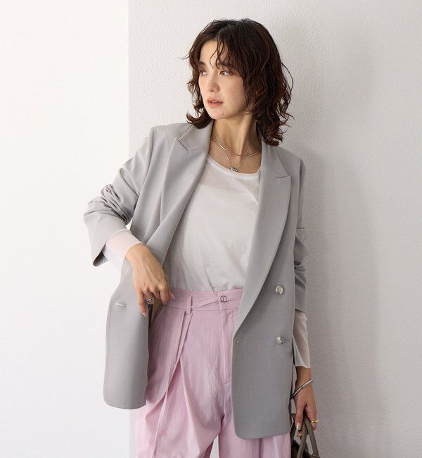  「【レイヤードに最適】チュールキリカエカットソー」|Tシャツ・カットソー|