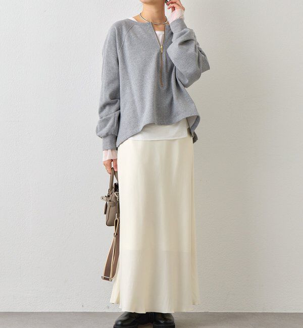  「【レイヤードに最適】チュールキリカエカットソー」|Tシャツ・カットソー|