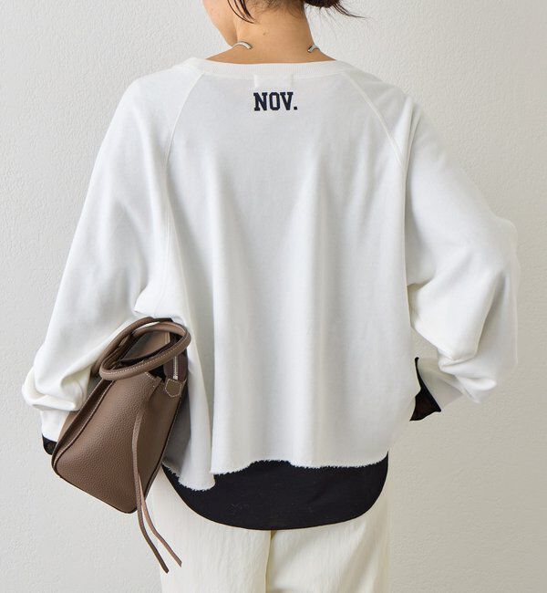  「【レイヤードに最適】チュールキリカエカットソー」|Tシャツ・カットソー|