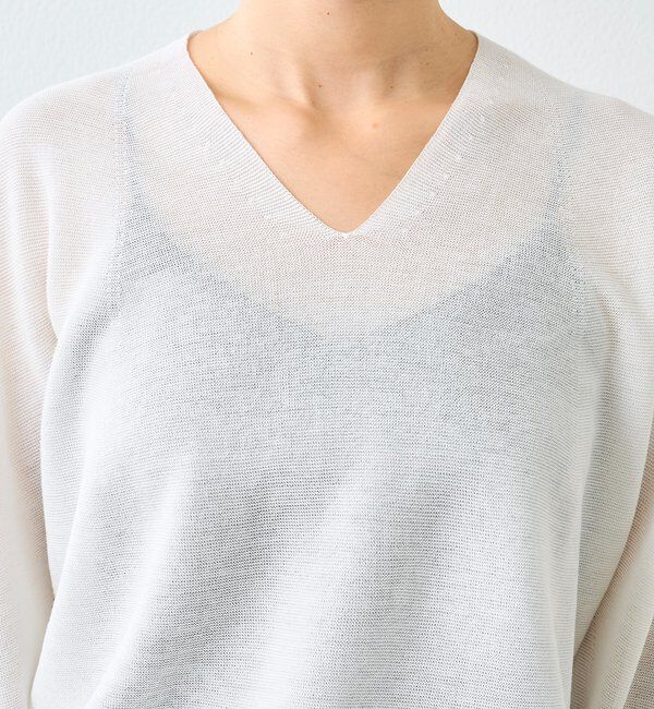  「予約【軽くしなやかな着心地】ライトギマバックボリュームニット」|ニット・セーター|