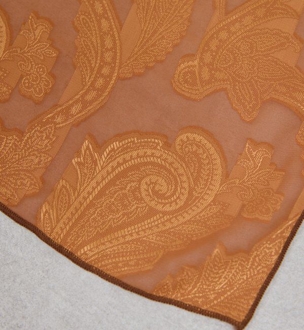  「シフォンジャガードスカーフ」|マフラー|