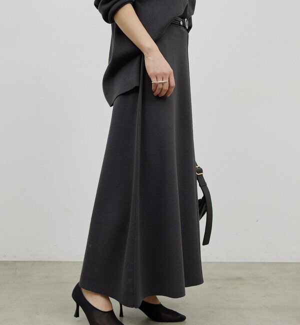  「【セットアップ対応】ニットフレアスカート」|スカート|