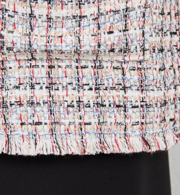  「ミックスヤーンツイードジャケット」|ベスト・ジレ|