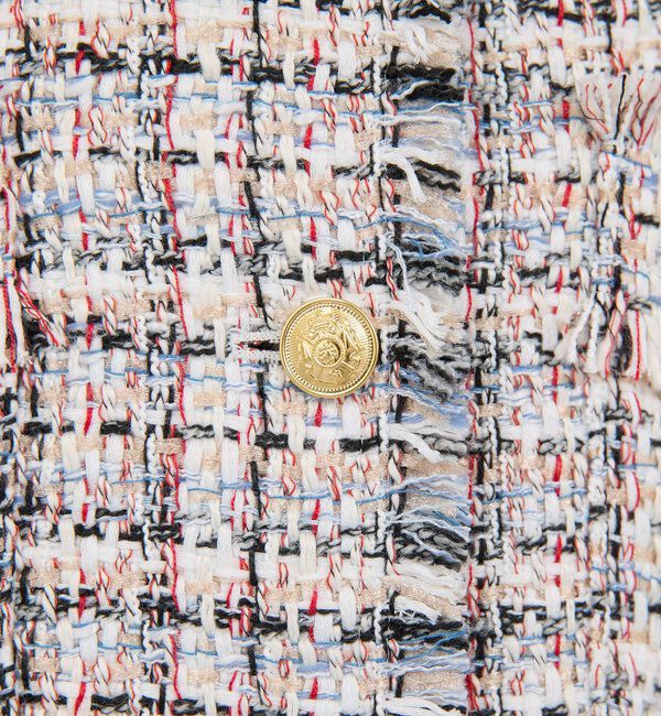  「ミックスヤーンツイードジャケット」|ベスト・ジレ|