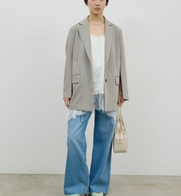  「レースキャミチュニック」|シャツ・ブラウス|エクリュ