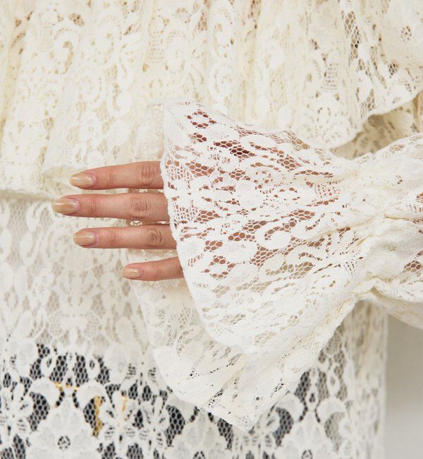  「オフショルレースブラウス」|シャツ・ブラウス|