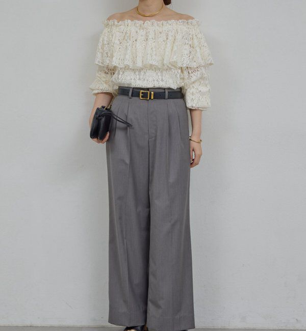  「オフショルレースブラウス」|シャツ・ブラウス|